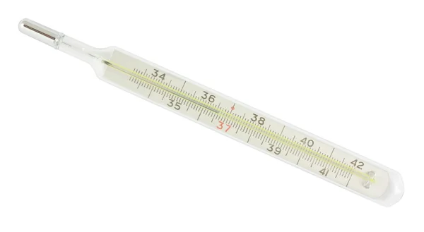 Меркуриальный термометр — стоковое фото