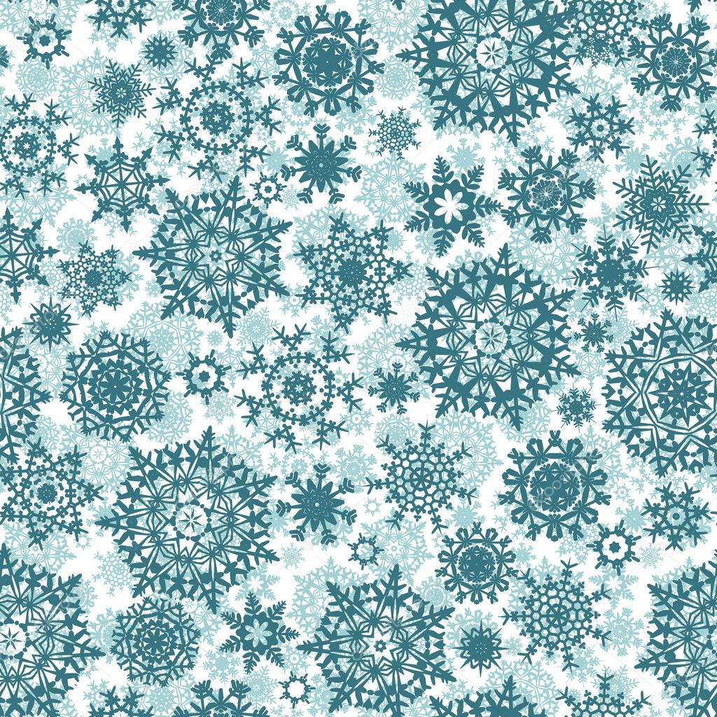 Light blue christmas seamless pattern. EPS 8 — Stock Vector ...