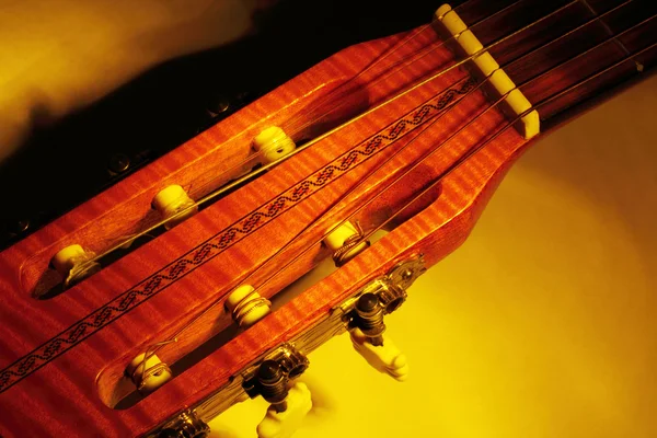 Szyjki Stare Gitara Koncert — Zdjęcie stockowe