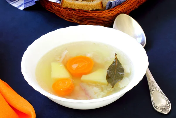Appetizing fish soup — Stock Photo, Image