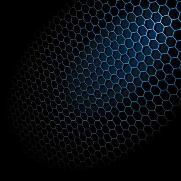 Grille hexagonale — Image vectorielle