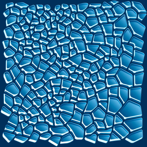 Cracked Ice Background — Stock Vector