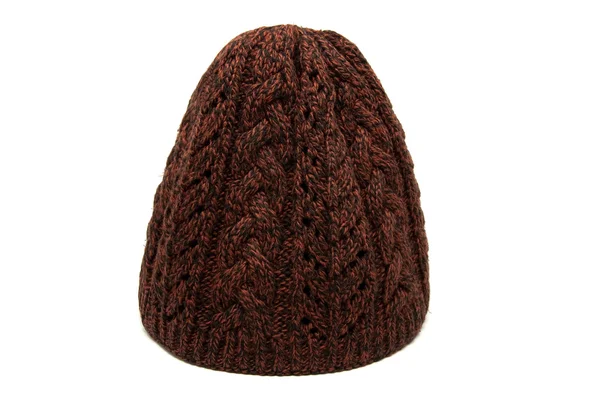 갈색 겨울 모자 — 스톡 사진