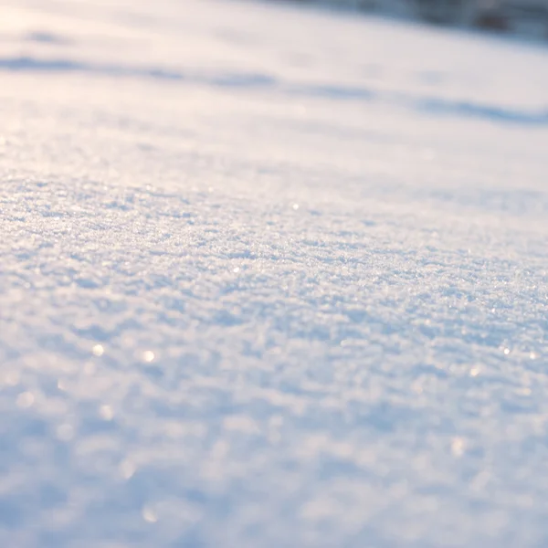 Makro dettaglio neve — Foto Stock