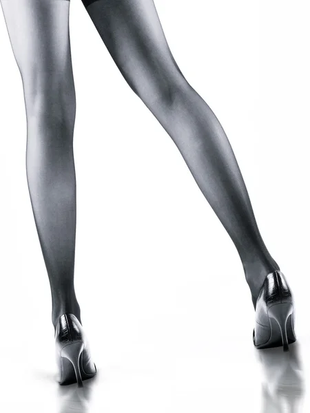 Uzun bacaklı kız — Stok fotoğraf