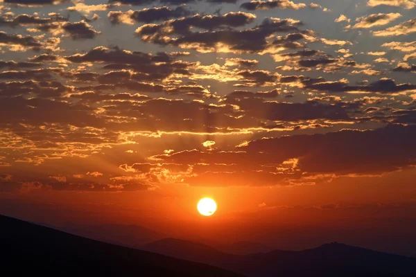 Auringonlasku — kuvapankkivalokuva