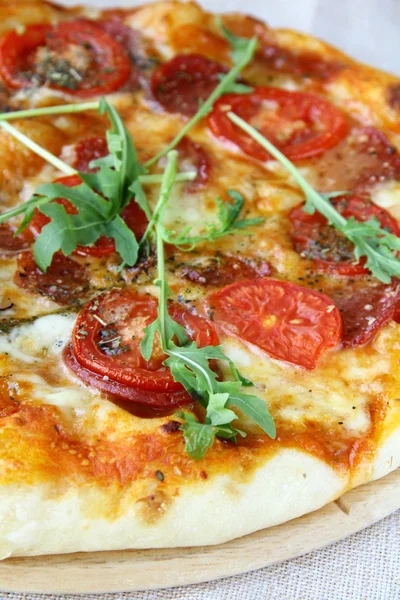 Pepperoni pizza — Stock Photo, Image