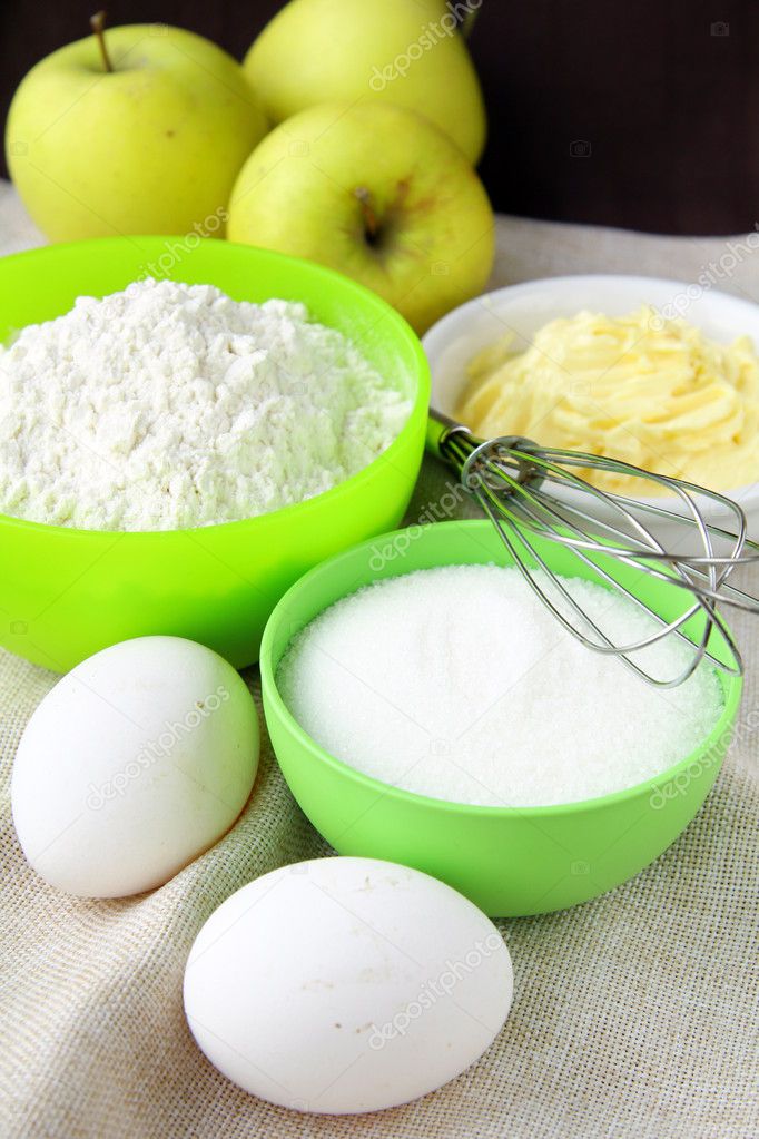 Flour Sugar Butter Eggs Stock Photo By ©Dream79 4051523