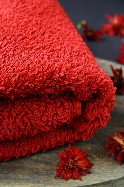 Asciugamano rosso — Foto Stock