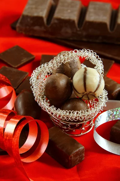 圣诞巧克力 — 图库照片