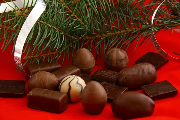 圣诞巧克力 — 图库照片