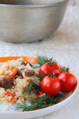 Doğu yemek pilav