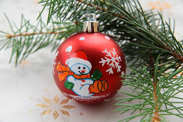 Árbol de Navidad con decoraciones de Navidad — Foto de Stock