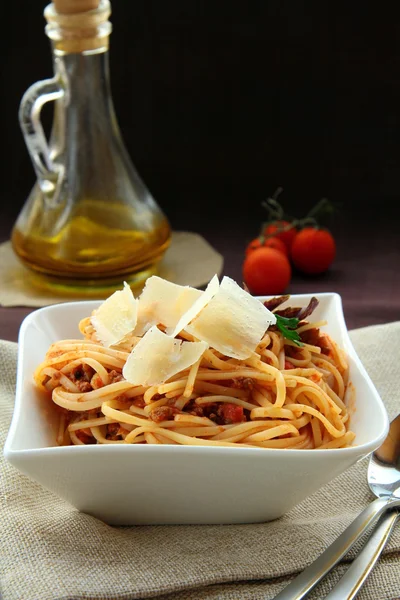 Bolonnez spagetti — Stock Fotó