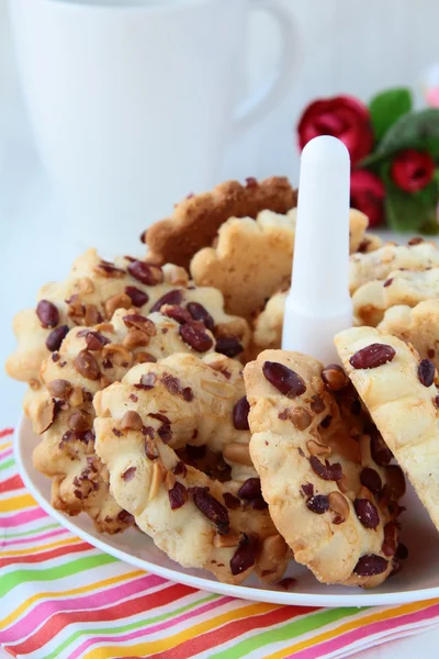 Cookies met pinda — Stockfoto