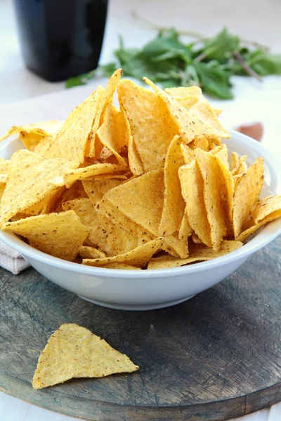 Mexican corn chips — Stock Photo, Image