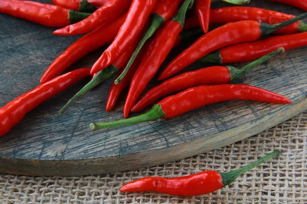 Rode hete chili pepers — Stockfoto