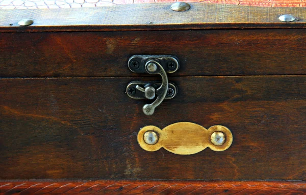 Víko kufru s rukojetí — Stock fotografie