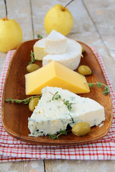 stock image Various types of cheese