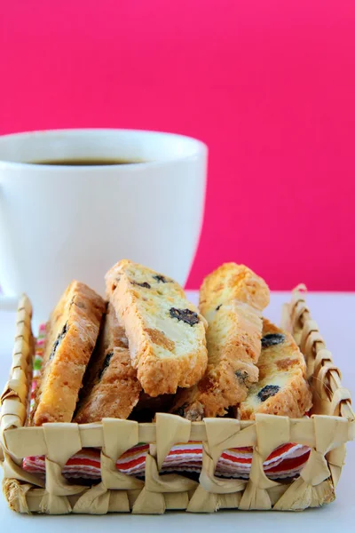 Італійське Печиво Кавою Типова Італійська Солодка Закуска — стокове фото