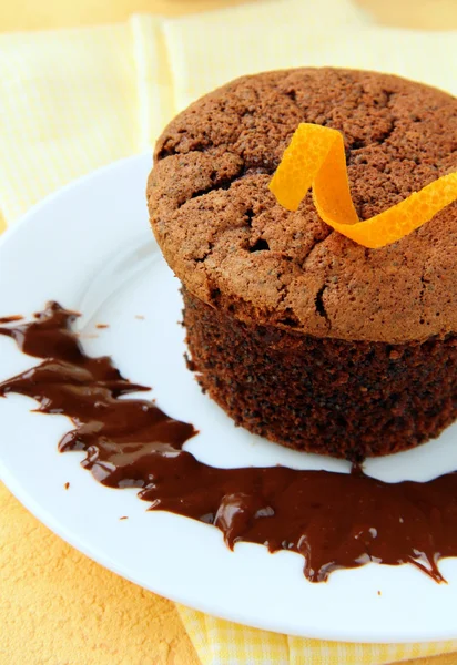 チョコレートとチョコレート ケーキ — ストック写真