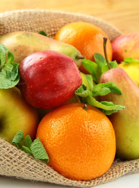 Manzanas frescas de frutas mandarinas — Foto de Stock