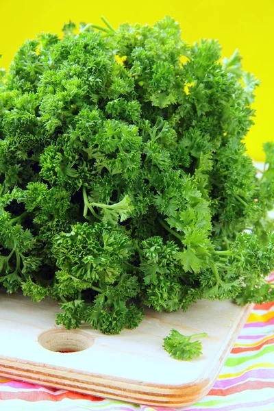 Green, organic parsley — Stock Photo, Image