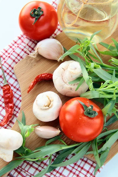 stock image Fresh herbs and spices