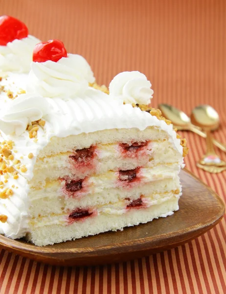Довольно вкусный кусок торта — стоковое фото