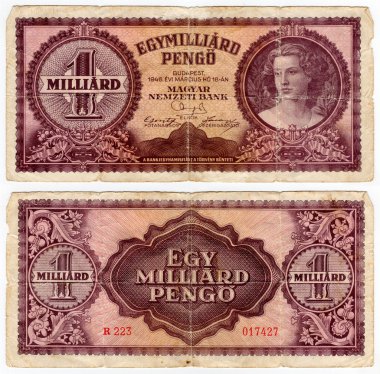 Vintage banknot