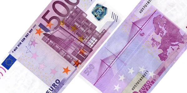 Vijfhonderd euro-bankbiljetten — Stockfoto