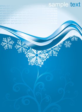 Winter background clipart