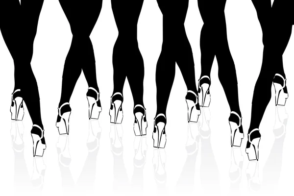 Kadın Bacakları — Stok Vektör