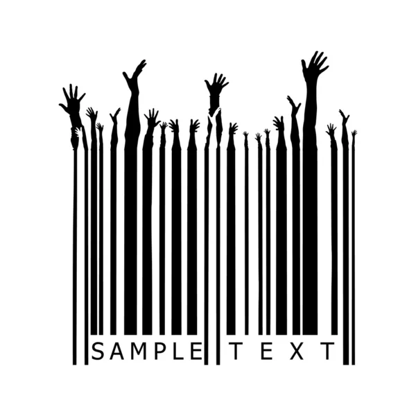 Partij barcode — Stockvector