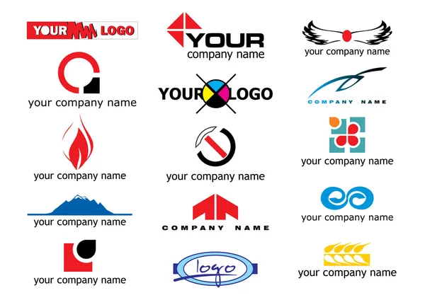 Vetor logotipo elementos — Vetor de Stock