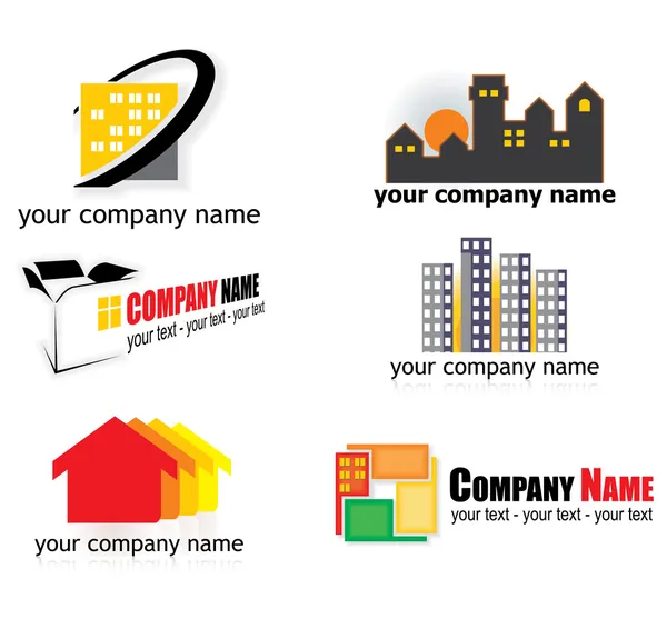 stock vector Real estate logos