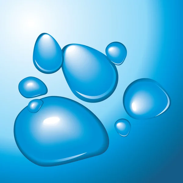 Абстрактный фон с блестящими пузырями — стоковый вектор