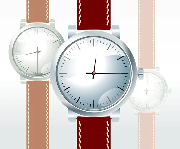 Вектор наручні годинники — стоковий вектор