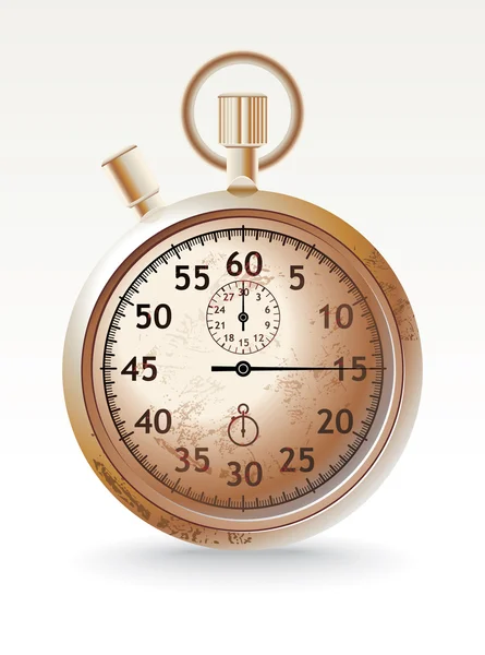 Grunge chronomètre — Image vectorielle