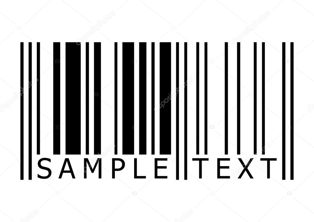 sample text barcode