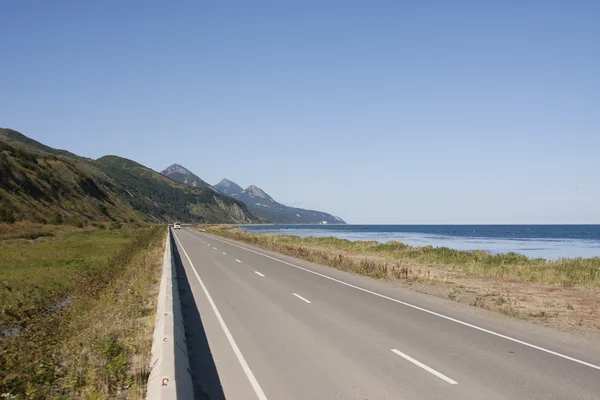 Autostrady wzdłuż wybrzeża — Zdjęcie stockowe
