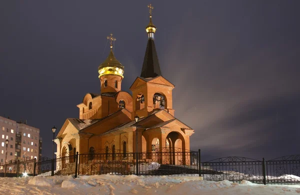 敬虔 vvedensky 教会、dudinka、tajmyr — ストック写真