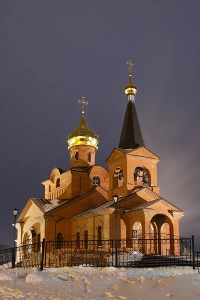 Piadosamente-Vvedensky iglesia, Dudinka, Taymyr Fotos de stock libres de derechos