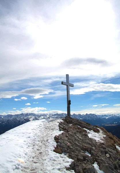 Salib puncak — Stok Foto