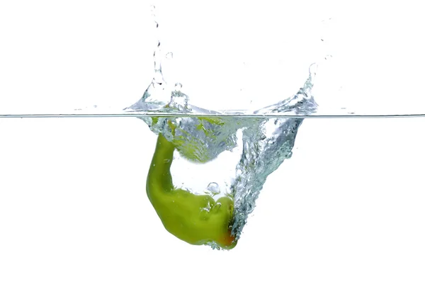 Acqua fresca di peperoncino verde spruzzata di paprica — Foto Stock