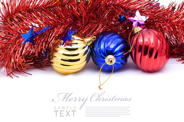 Objetos de decoração de Natal — Fotografia de Stock