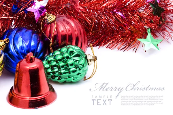 Christmas decoration objects — Stock Photo, Image