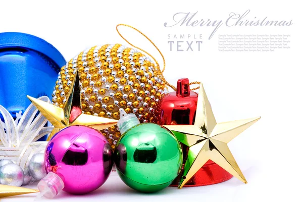 Objetos de decoração de Natal — Fotografia de Stock