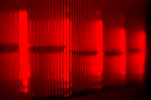 Vecchia Lanterna Rossa Che Stampava Foto Bianco Nero Frammento Macro — Foto Stock