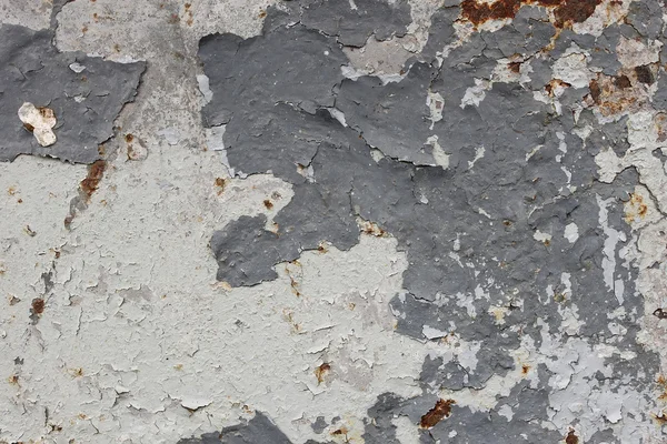 Superficie metálica oxidada con capas de pintura —  Fotos de Stock